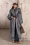 Long Silver Fox Fur Coat