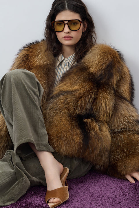 Raccoon Fur Coat