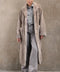 Long Grey Mink Fur Coat