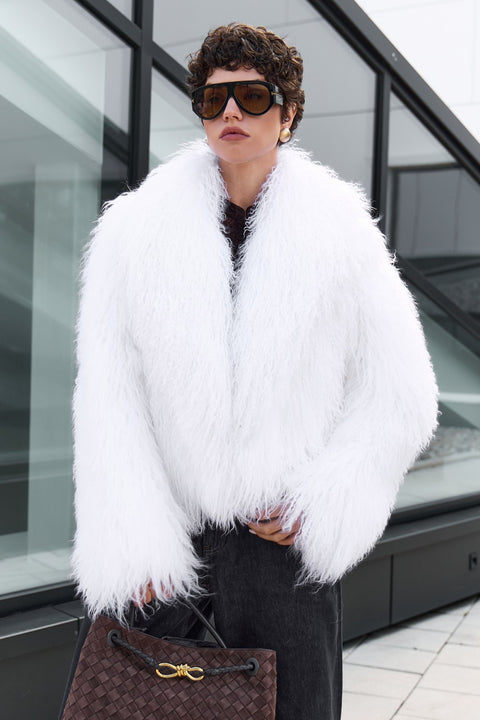Cappotto mongolo autentico
