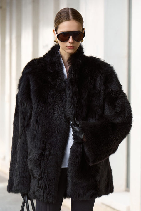 Cappotto in shearling