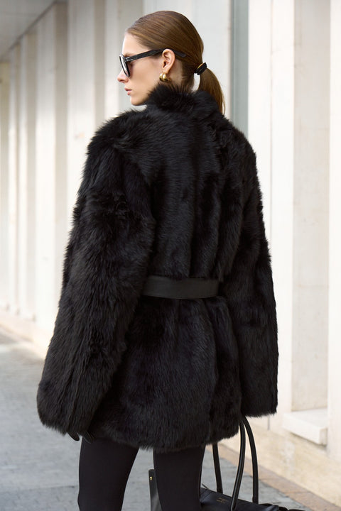 Cappotto in shearling