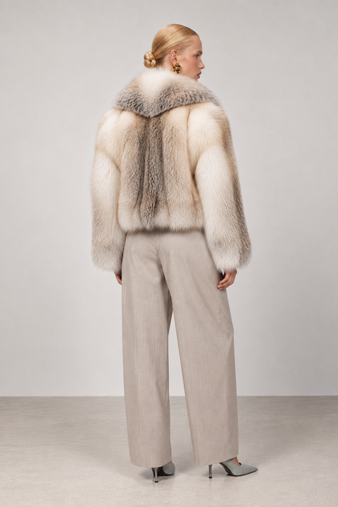 Gold Fox Fur Coat