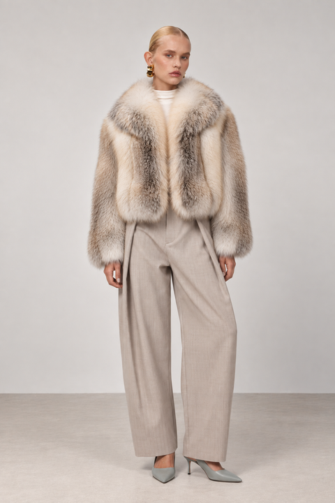 Gold Fox Fur Coat