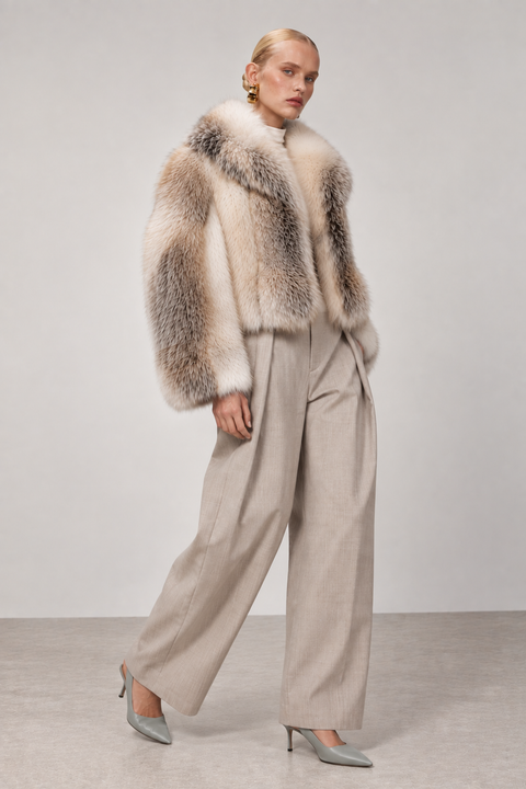 Gold Fox Fur Coat