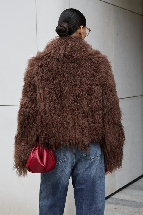 Cappotto mongolo autentico
