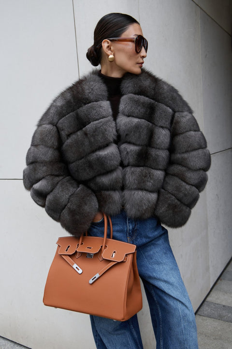 Cappotto in pelliccia Sablex™