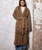 Long Belted Mink Coat