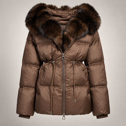 Parkas de plumón con piel de zorro