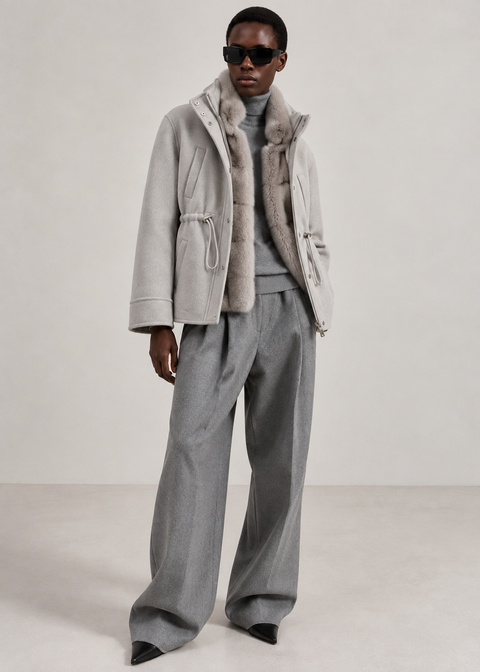 Convertible 2-in-1 Cashmere Jacket