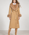 Cappotto in cashmere con pelliccia