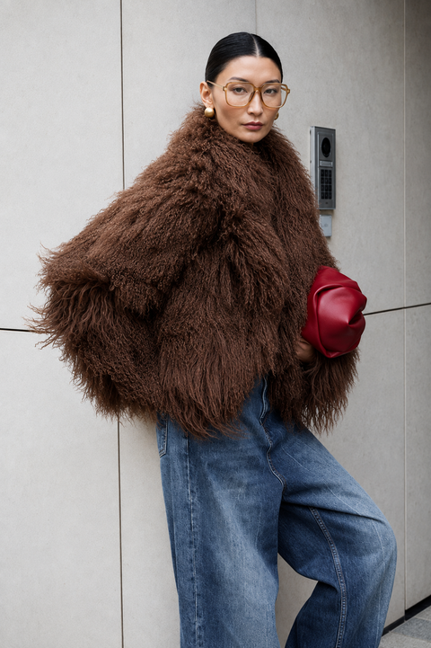 Cappotto mongolo autentico