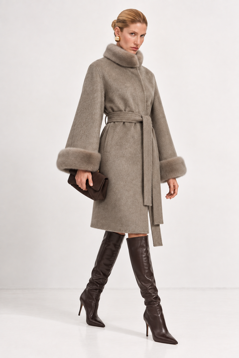 Cashmere with Mink Coat