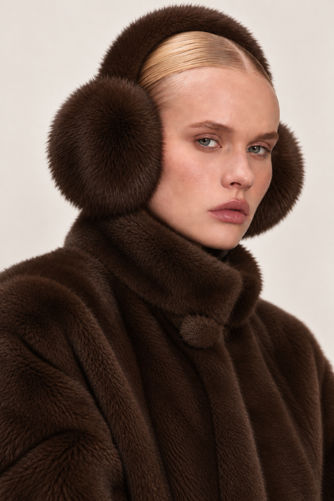 Mink Fur Earmuffs
