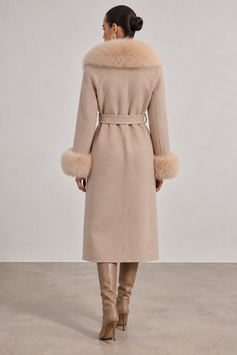 Fringe Wool Coat