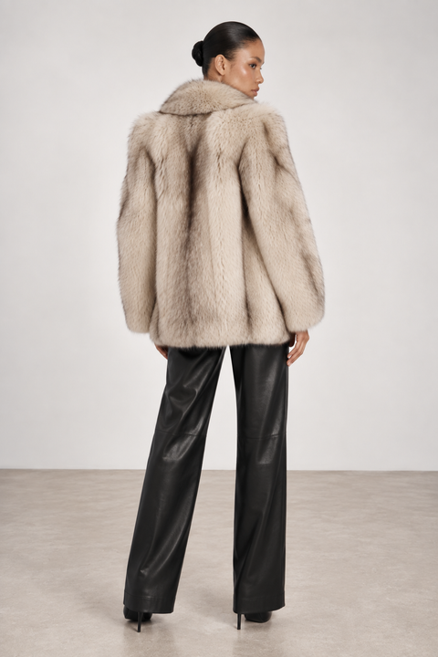 Genuine Fox Fur Coat