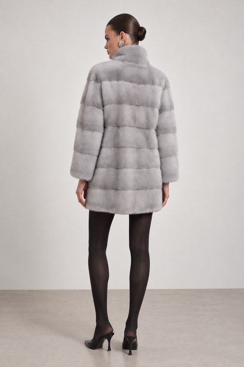 Grey Mink Coat