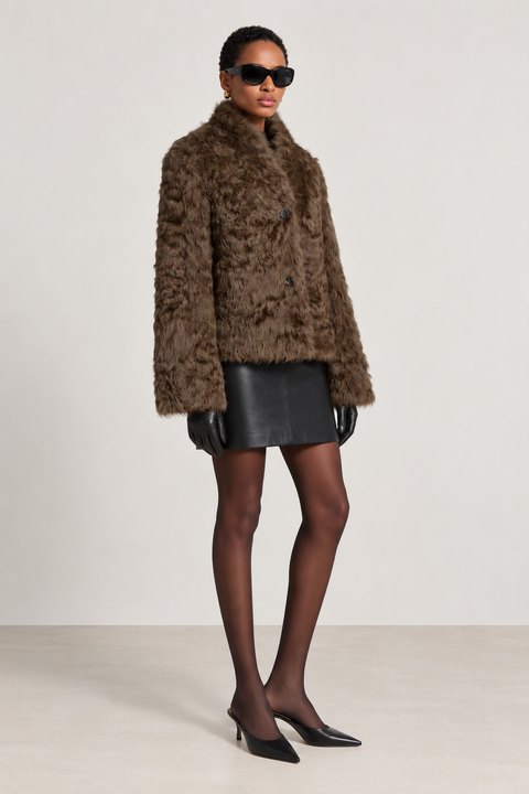 Reversible Shearling Coat