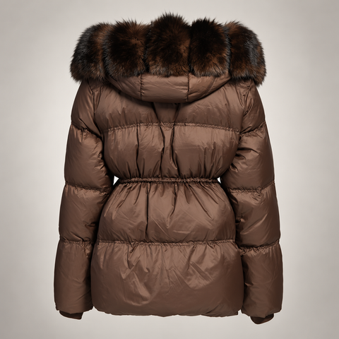 Parkas de plumón con piel de zorro