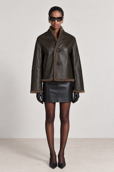 Reversible Shearling Coat