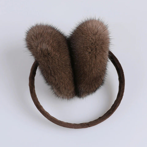 Brown Mink Earmuffs