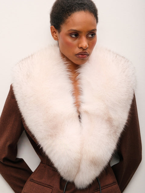 Natural Fox Fur Collar
