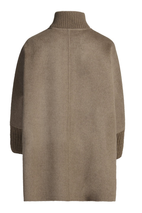 Wool & Mink Pocket Coat