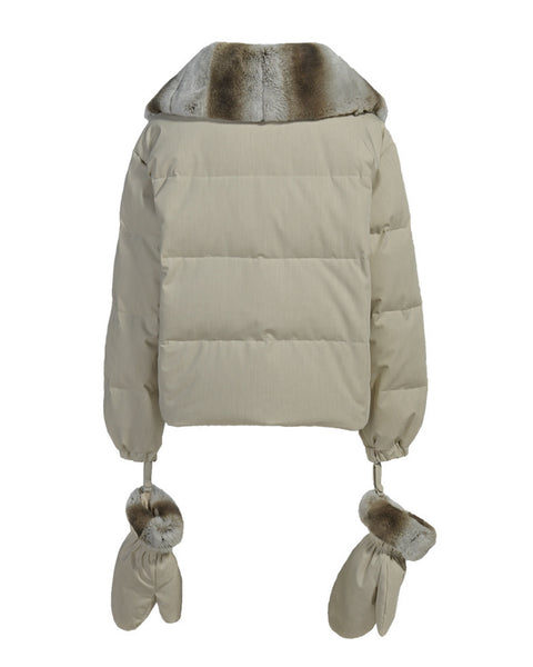 Down Puffer with Mittens