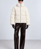 Down Wool Jacket with Mink