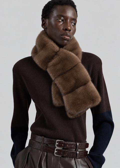 Genuine Mink Scarf