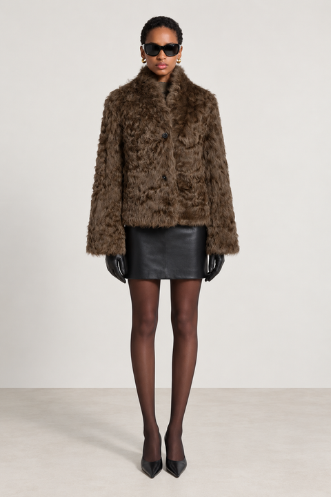 Reversible Shearling Coat
