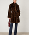 Genuine Mink Midi Coat