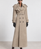 Suede Trench Coat