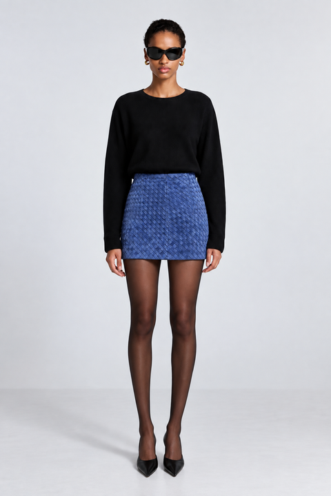Genuine Suede Skirt