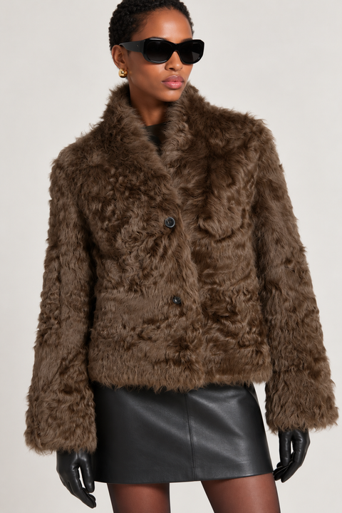 Reversible Shearling Coat