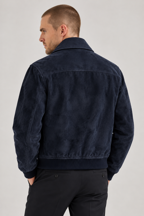 Jacke aus echtem Lammleder