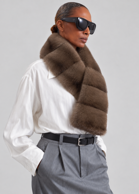 Genuine Mink Scarf