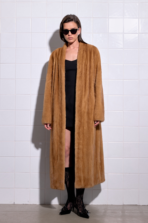 High Quality Mink Fur Coat