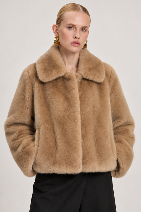 Veste en vison véritable